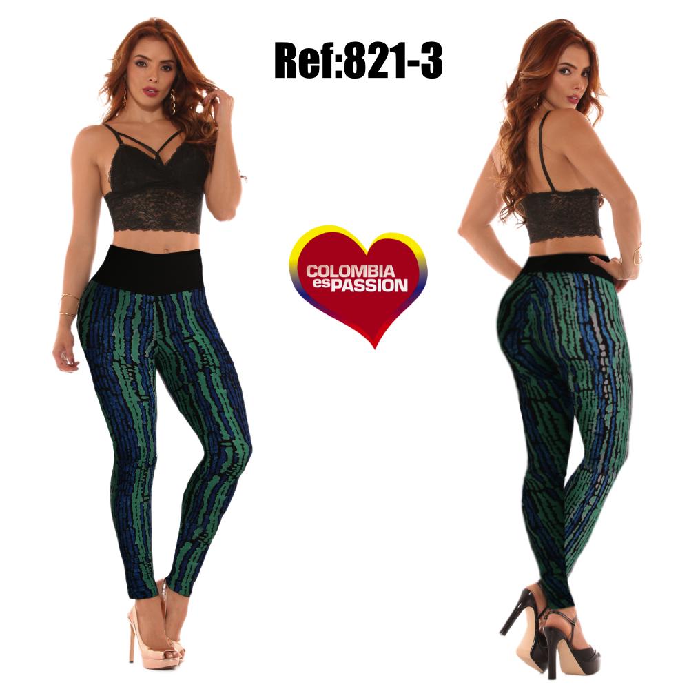 Ref. 008 -821-3 LEGGINS DAMA - Fajas Colombianas