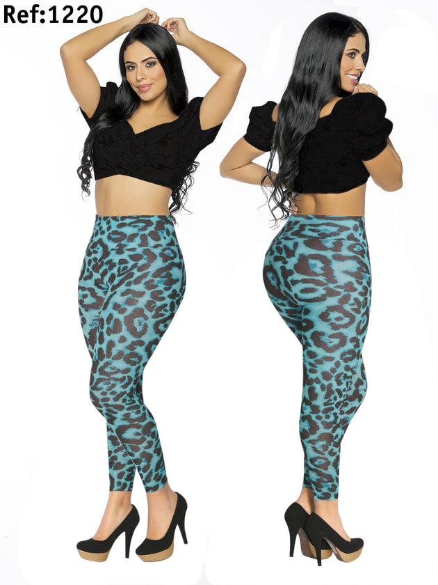 Ref. 008 -1220 LEGGINS DAMA LEVANTA COLA COLOMBIANO - Fajas Colombianas