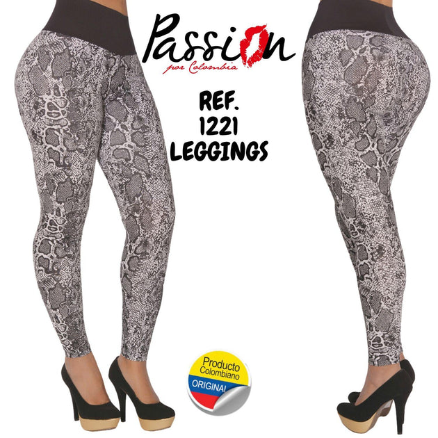 Ref. 015 -1221 LEGGINS DAMA LEVANTACOLA - Fajas Colombianas