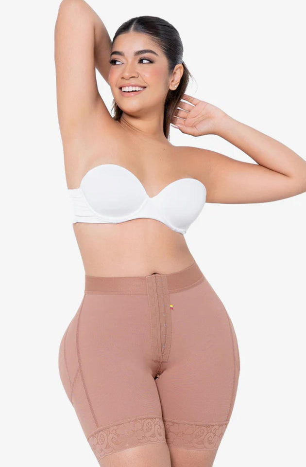 Ref. 019 -FC302 Short Levanta Cola Powernet - Fajas Colombianas - fajas colombianas en España