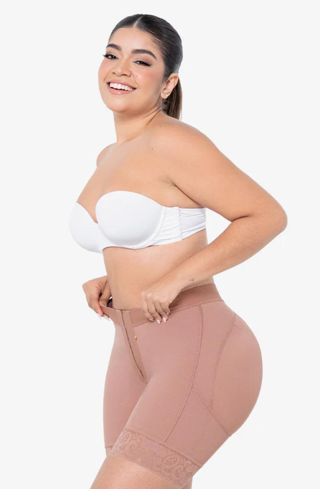 Ref. 019 -FC302 Short Levanta Cola Powernet - Fajas Colombianas - fajas colombianas en España